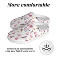 thumbnail image 6 of Lsque Cute Poodle Dog Pattern Womens Comfort Cotton on Scuff With Memory Foam and Anti-skid Sole Slipper-44/45, 6 of 7