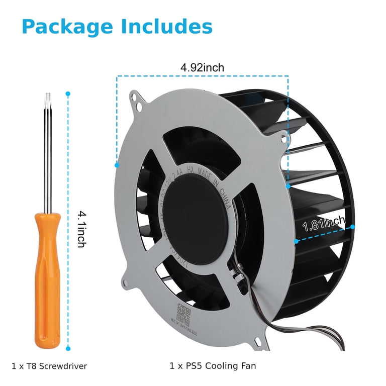 EEEkit Internal Cooling Fan Replacement for PS5 photo 8