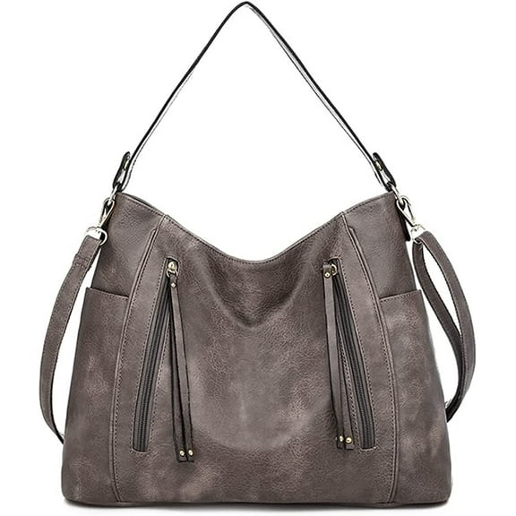 JUYGO Women’s Tote Handbag Large Shoulder Purse Leather Crossbody Handbag Roomy Work Bag