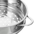 thumbnail image 3 of Stainless Steel Steaming Basket Kitchen Food Steaming Tray Double Handle Food Steamer, 3 of 8
