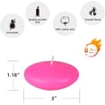 thumbnail image 4 of Zest Candle 12-Piece Floating Candles, 3-Inch, Hot Pink, 4 of 7