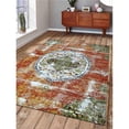 thumbnail image 1 of Get My Rugs M00044M0140A4 4 x 6 ft. Machine Woven Polypropylene Area Rug, Turkish Oriental - Beige Caramel, 1 of 1