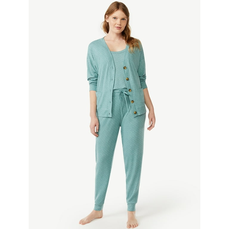 Joyspun Women's Hacci Knit V-Neck Cardigan, Lightweight Joyspun Women's Hacci Knit V-Neck Cardigan, Lightweight