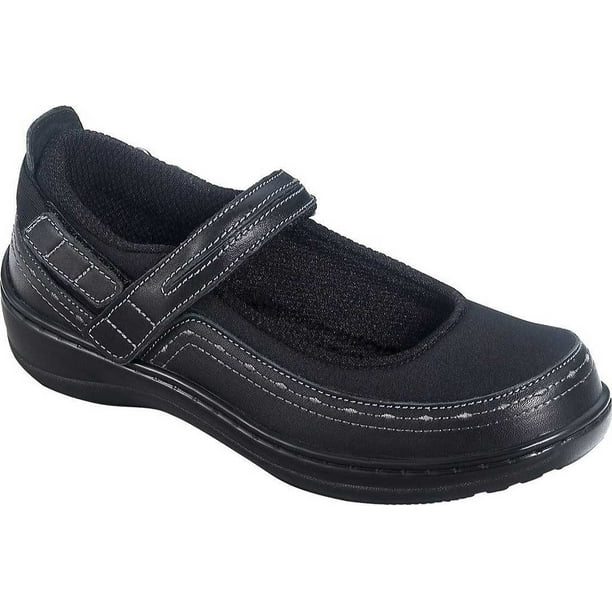 OrthoFeet - Women's Orthofeet Chicksaw Black 9.5 W - Walmart.com - Walmart.com