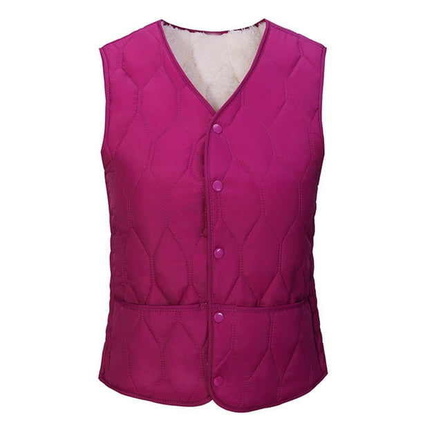 Chaleco de moda para mujer, chaqueta, abrigo, prendas de vestir exteriores, color sólido, para mantener el calor, tops para mujer, abrigo