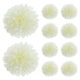 thumbnail image 1 of 50 crisantemos artificiales para decoración de fiestas, bodas y eventos., 1 of 7