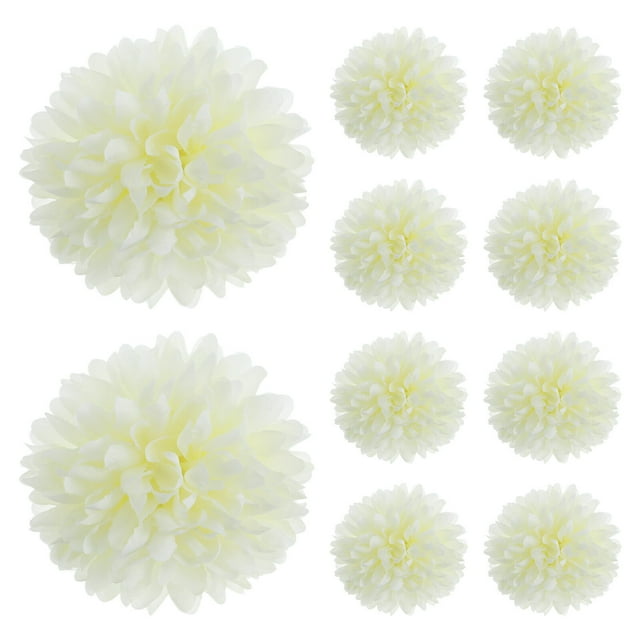 50 crisantemos artificiales para decoración de fiestas, bodas y eventos.