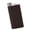 Brown., variant on Stainless Steel Leakproof tiny Liquor Flask, Portable Outdoor liquor Container For Camping Hiking Travel Essentials