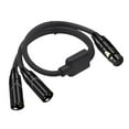 thumbnail image 4 of Toma XLR de para Cables de sonido Adaptadores Divisor Y de 2 Hombres, 4 of 7