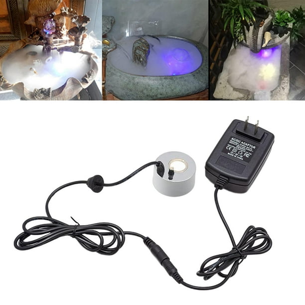 Mini generador de niebla ultrasónica, humidificador, pulverizador, herramienta, atomizador, máquina de niebla para fuente de agua, rocalla de Macarena fabricante de niebla ultrasónica