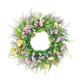 thumbnail image 3 of DOLITY Floral Wreath Front Door Decorative Hanging Summer Flower Garland Spring Wreaths, 3 of 9