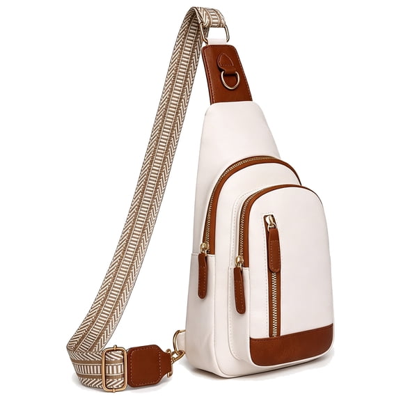 Crossbody Bags for Women Men,Leather Sling Bag Cross Body Backpack for Woman Gifts for Women Birthday Unique
