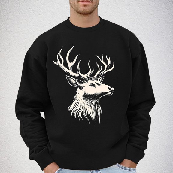 CYiJun Men's Fleece Crewneck Sweatshirt Lightweight Loose fit Soft Basic Pullover Sweatshirt,Size 3XL
