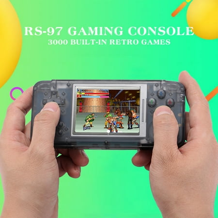 RS-97 Portable Mini Handle Gaming Console 3000 Built-in Retro Games 3'' LCD Screen 16GB Birthday Gift for (Best Portable Gaming Device For Kids)