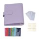 thumbnail image 4 of Carpeta De Presupuesto A6, Carpeta De Ahorro De Dinero De Identificación Rápida Etiqueta Grabable A6 Amplia Aplicabilidad Con 2 Pegatinas Para Viajes ANGGREK Otros, 4 of 8