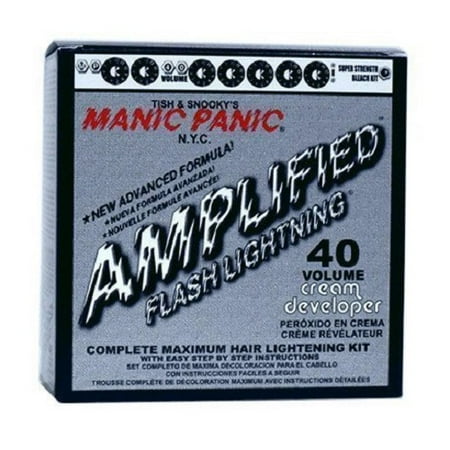 Hair Lightening Kit - Manic Panic Flash Lightning Hair Bleach Kit 40 Volume.