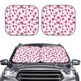 thumbnail image 2 of Wukai Lilies Flowers Car Front Windshield Sun Shade,Sun Visor Shield Block Automotive Interior Protector Blocks UV Rays-Small, 2 of 6