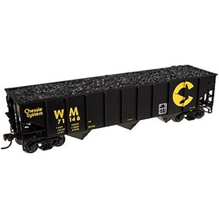 Chessie System - sp whistle stop atm20001851 ho trainman 70-ton 3-bay cylinder hopper, chessie system & wm no. 70002