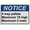 Warning Sign 1, variant on Correct Body Position Bundle Turning Sign, Industrial Material Handling Caution Sign 8"x12" UV Resistant for Indoor Outdoor Factory Material Workplace