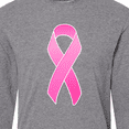 thumbnail image 4 of Inktastic Breast Cancer Pink Awareness Ribbon Long Sleeve T-Shirt, 4 of 5