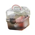 thumbnail image 3 of koolsoo Cage pour Hamster Compacte Étui de Transport pour Hamster pour la Maison Vacances Activités Extérieures Rose, 3 of 9