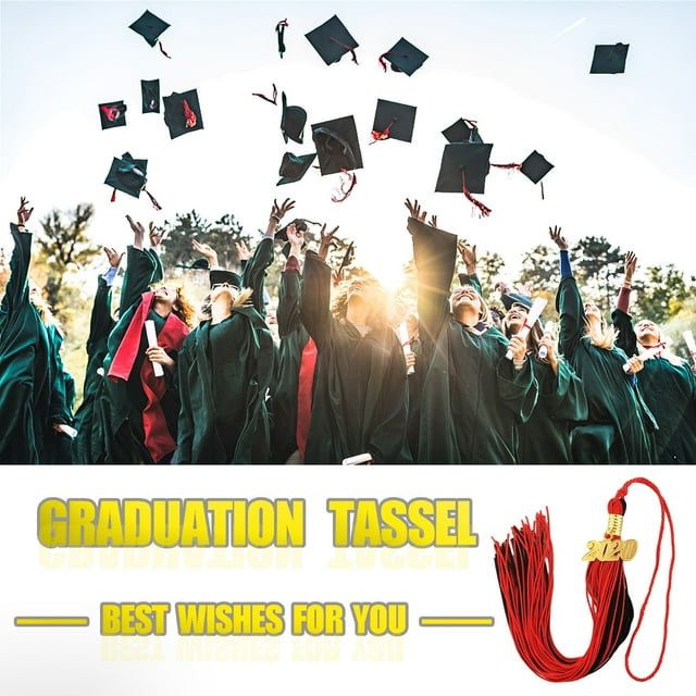 Vaidha Academic Grade Graduation Tassels With 2024 Gold Pendants Graduation Grade Tassels