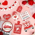 thumbnail image 4 of Wooden Valentines Day Tiered Tray Decorations Set of 12, Valentine's Day Accessories, Valentines Ornaments, Valentines Day Indoor Decor, 4 of 6