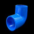 thumbnail image 4 of 10pcs PVC Elbow 16mm Inner Dia 90 Degree Connector Pipe Fitting White, 4 of 5