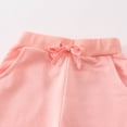thumbnail image 4 of TZEWGL 3 Multi Packs Set Autumn Solid Elastic Waist Sweat Pants For Children Straight Bottoms Trousers For Girl size 2-3T, 4 of 7