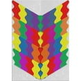 thumbnail image 1 of Ahgly Company Indoor Rectangle Patterned Rogue Pink Abstract Area Rugs, 2' x 3', 1 of 6