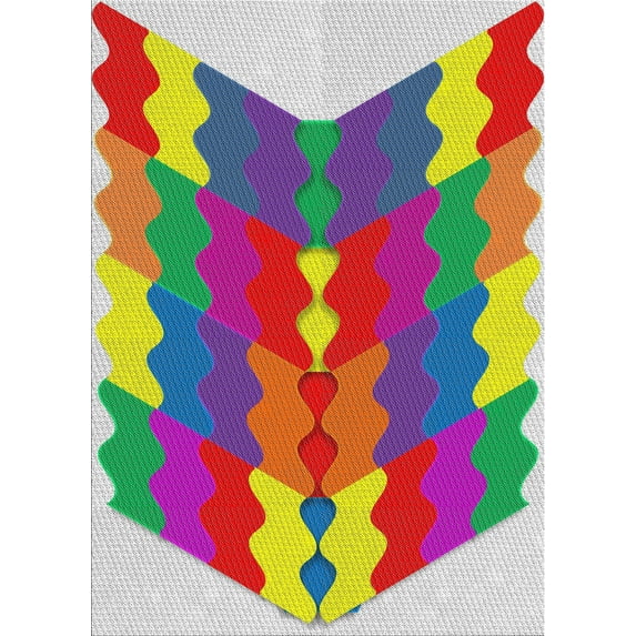 Ahgly Company Machine Washable Indoor Rectangle Transitional Rogue Pink Area Rugs, 4' x 6'