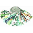 thumbnail image 2 of Soimoi 40Pcs Tropical Print Precut Fabrics Strips Roll Up 1.5x42inches Cotton Jelly Rolls For Quilting - Multicolor, 2 of 9