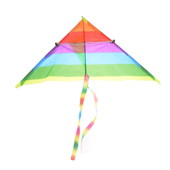 1PC Rainbow Kite Outdoor Baby Toys For Kids Kites without Control Bar and Line