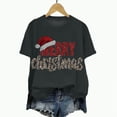 thumbnail image 6 of UngA Womens Christmas T Shirts Funny Merry and Bright T-Shirts Christmas Tree Shirts Merry Christmas Graphic Tee Tops Christmas Shirt Women Dark Gray,S, 6 of 6
