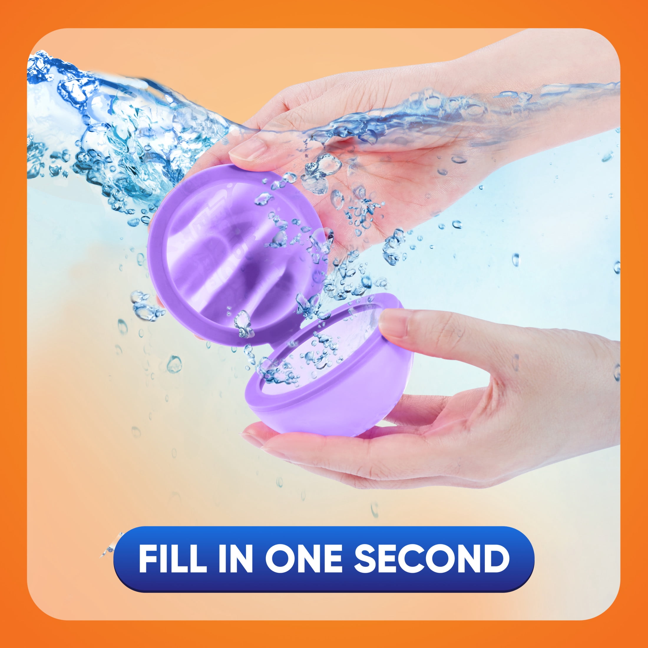 Bunch O Balloons Reusable Water Balloons 6 Pack by ZURU, Self Sealing with Magnetic Seal Technology, Pool Beach Toys for Kids, Teens & Adults Ages 3 +