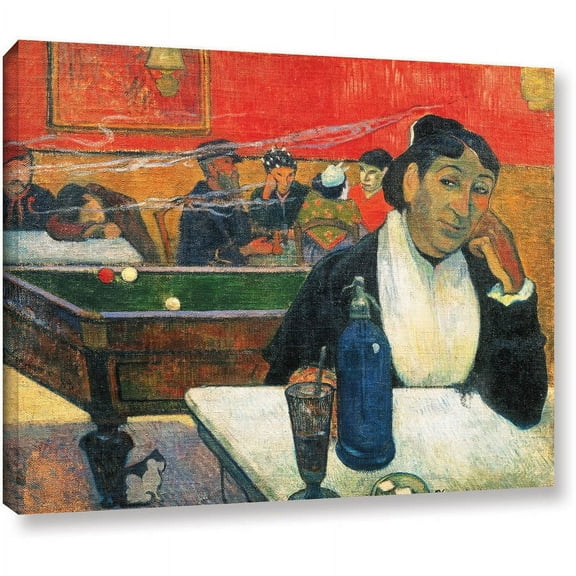 Paul Gauguin "Cafe at Arles" Gallery-wrapped Canvas Art