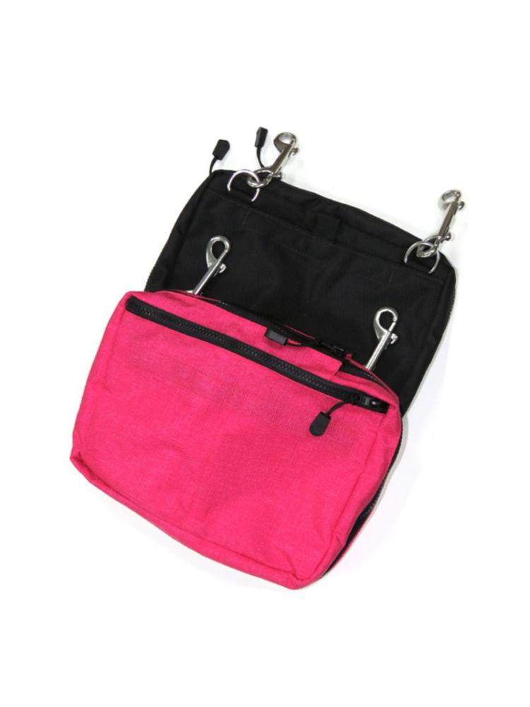 Drifting Diving Gear Storage Bag Purse Side Mount Pocket Zipper Pouch with Hooks
