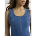 thumbnail image 2 of Sofia Jeans Women's Seamed Denim Dress, Below Knee Length, Sizes XS-XXXL, 2 of 4