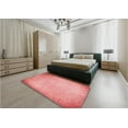 thumbnail image 5 of Ahgly Company Machine Washable Indoor Square Transitional Pastel Pink Area Rugs, 5' Square, 5 of 7