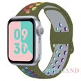 thumbnail image 1 of Correa de silicona para Apple Watch, pulsera deportiva transpirable para iWatch serie 8, 7, SE, 6, 5, 3, Ultra 49mm, 7, 8, 41mm, 45mm, 40mm, 44mm, 38mm, 42mm, 1 of 4