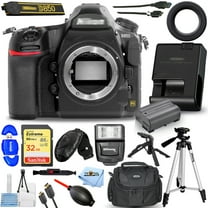 Nikon D850 45.7MP DSLR Camera (Body Only) 1585 - 12PC Accessory Bundle