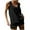 Black, variant on GERsome Women's Workout Tops Racerback Athletic Scoop Neck Tank Tops Sleeveless Solid Color Loose Fit Yoga Running Gym Tee Shirts for Women