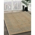 thumbnail image 2 of Ahgly Company Indoor Rectangle Mid-Century Modern Orange Brown Oriental Area Rugs, 6' x 9', 2 of 6