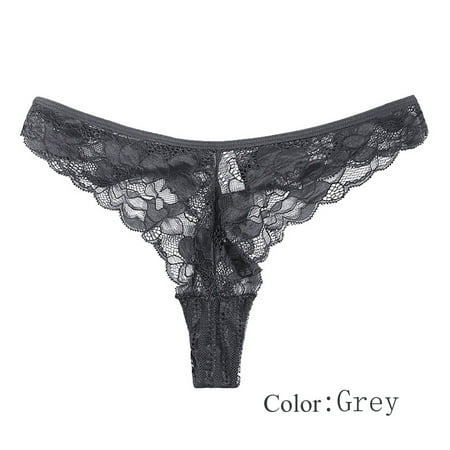 

Panties For Women Pack Lace Underwear For Womens Cotton Bikini Panties Soft Hipster Panty Ladies Stretch Sexy Briefs Grey S 3pcs