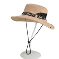 thumbnail image 1 of Sombrero de pescador para hombre, protector solar para pesca al aire libre, protección UV, ala grande, color caqui, 1 of 5