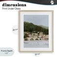 thumbnail image 4 of Stupell Industries Traditional Coastal Mountains By Sea Birch Framed Print Under Glass, 17 x 21, by Grace Popp, 4 of 8