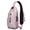 Camel-18, variant on Geometric Cat Pattern Sling Backpack – Water-resistant, Durable Zippers, Multi-pocket – Modern Abstract Cat Art