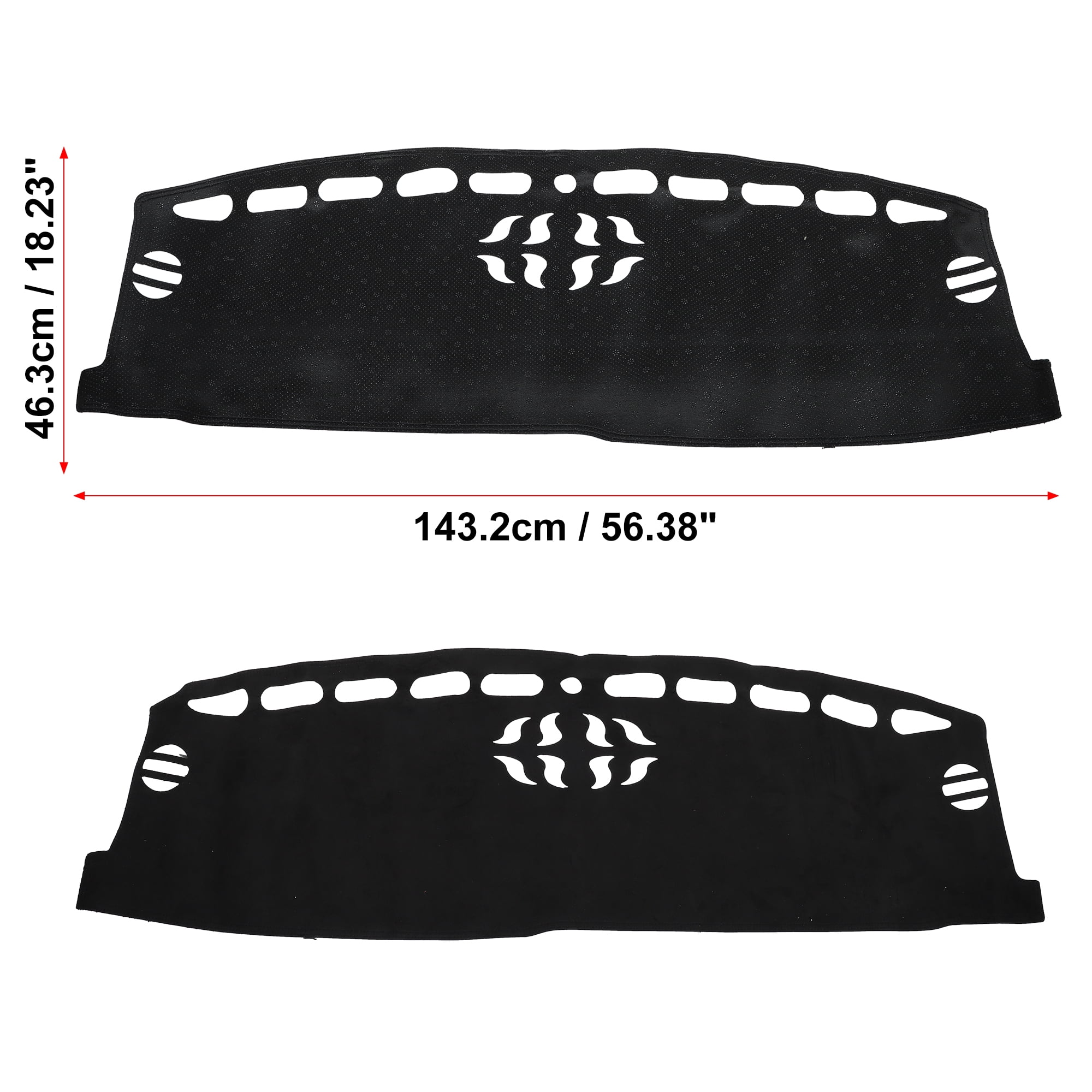 Unique Bargains Car Dashboard Cover Mat Suede Fabric Dash Cover for Ford Escape 2020-2023 Dash Cover Nonslip Protector