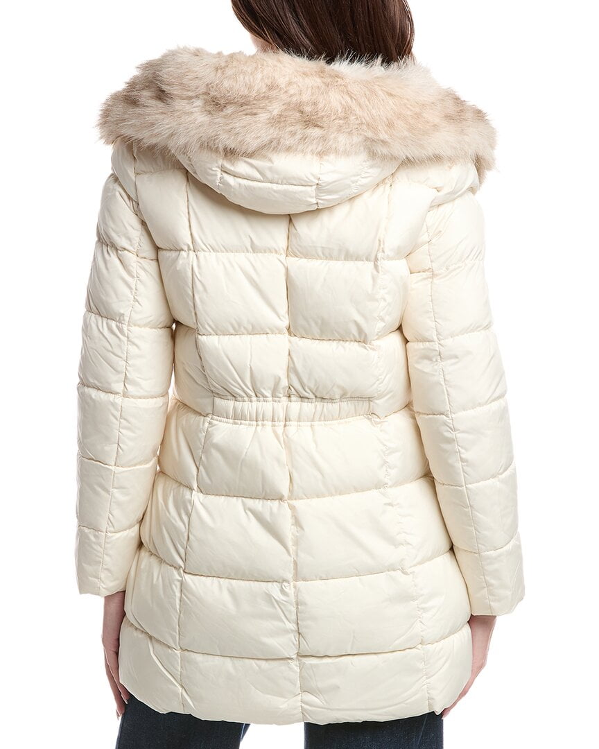 womens  Brie Medium Coat, s, White - image 2