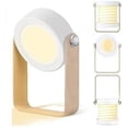 thumbnail image 1 of Lámpara de mesa LED, lámpara de noche, linterna de noche vintage táctil regulable, lámpara de noche portátil, plegable y ligera., 1 of 4